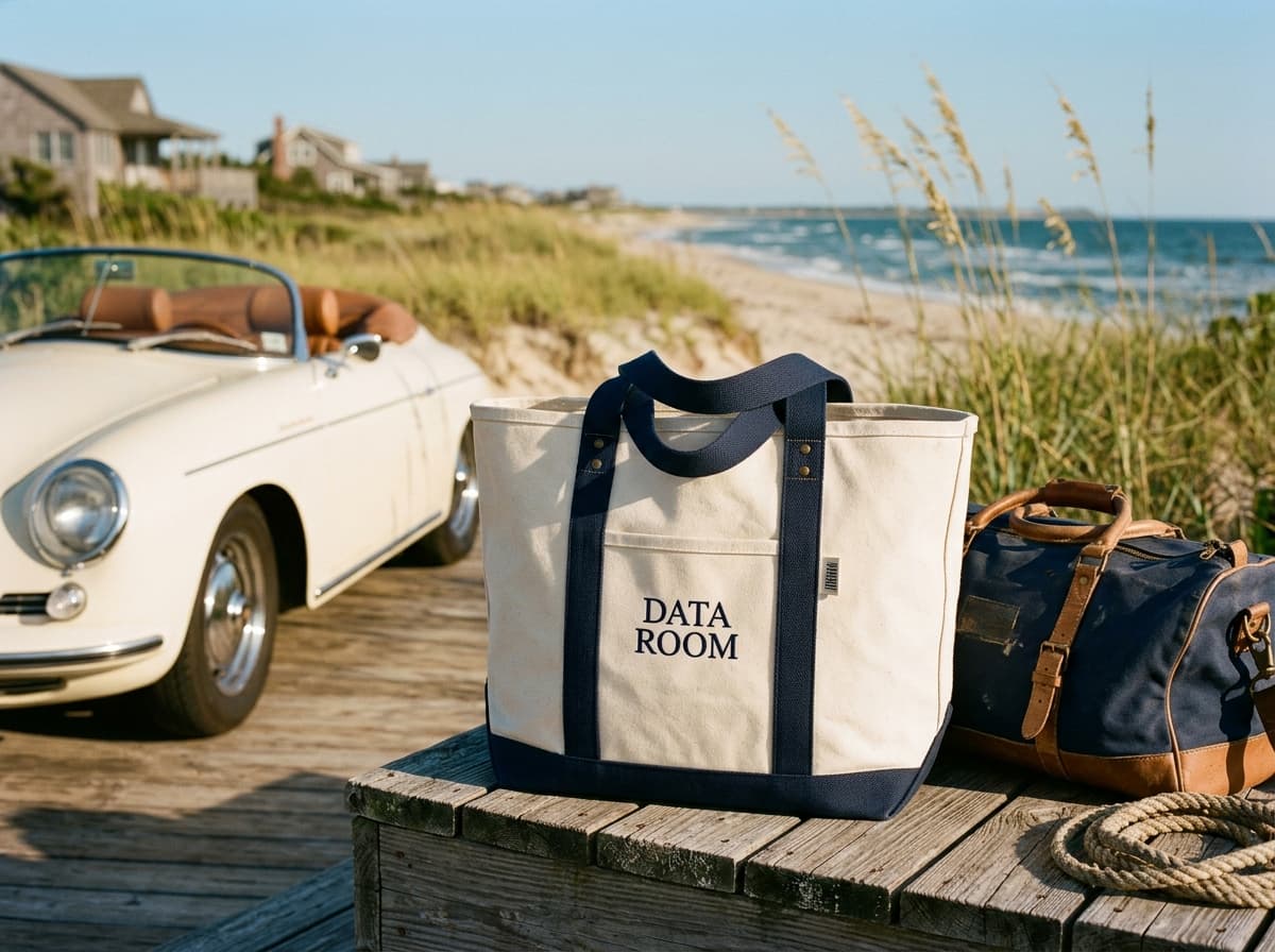Monogrammed 16 oz boat tote